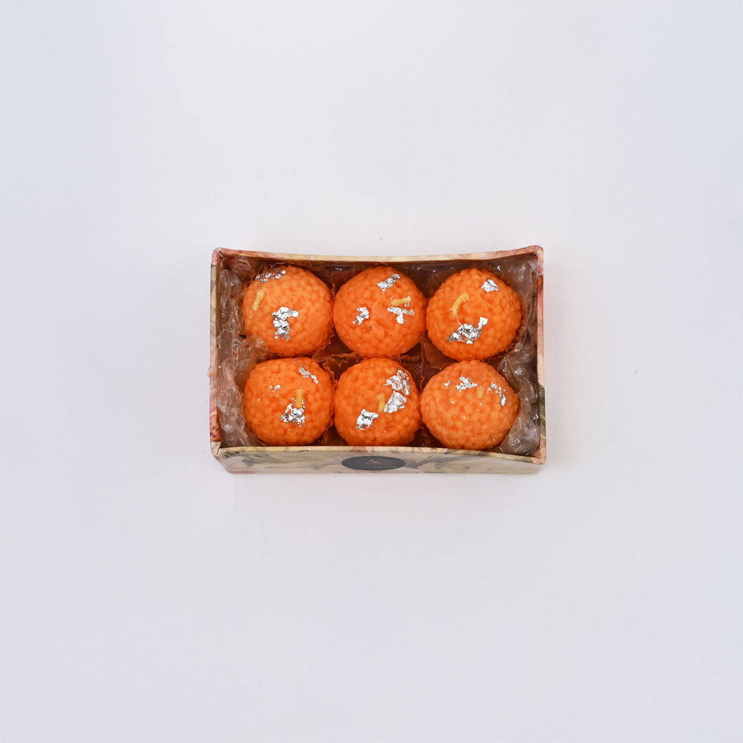 Laddu Shaped Decorative Candles