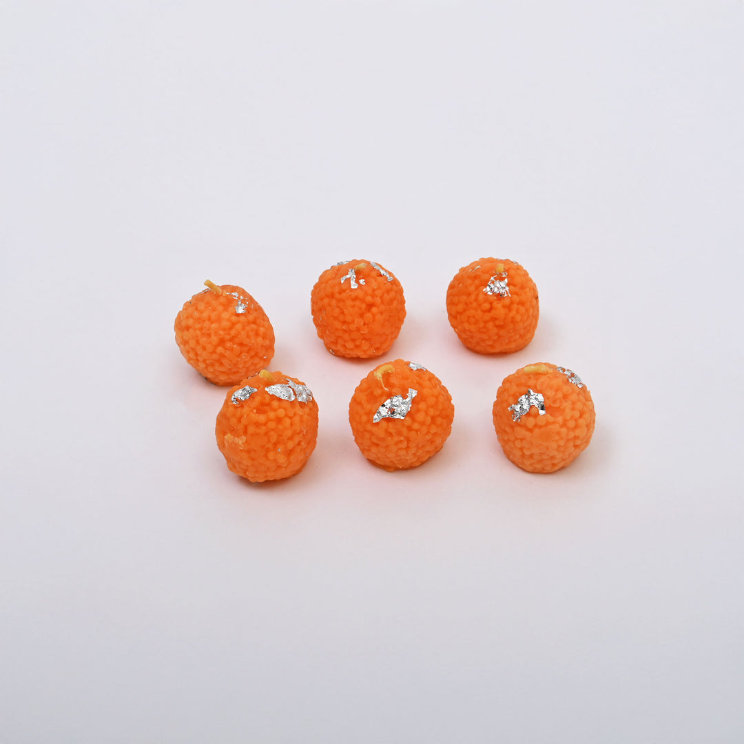 Laddu Shaped Decorative Candles