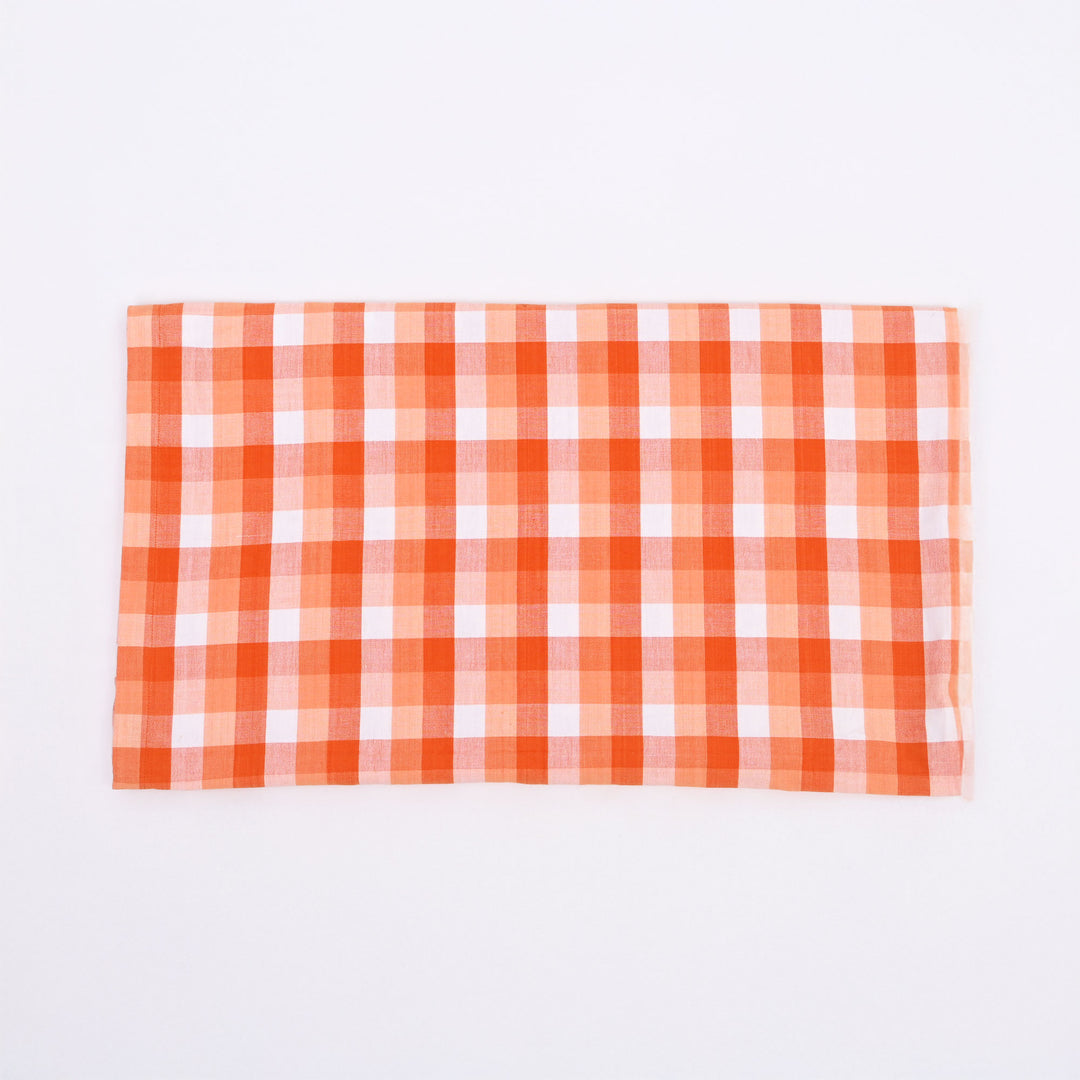 Cotton Table Cover | Classic Check Pattern for Everyday Elegance