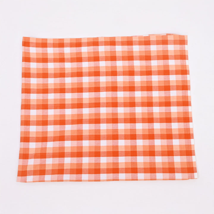 Cotton Table Cover | Classic Check Pattern for Everyday Elegance