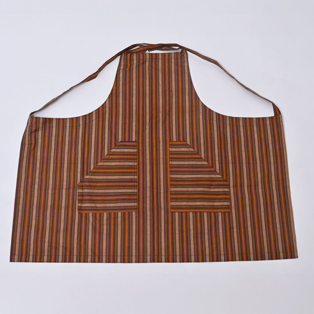 Handloom Cotton Apron Set – set of 2