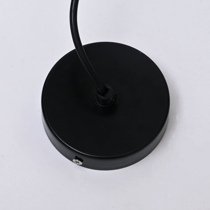 Black Iron Hanging Pendant Light – Modern Industrial Ceiling Lamp
