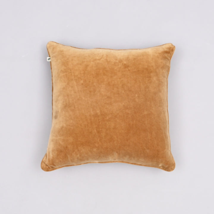 Velvet Verve Cushion Cover | Artisan 18x18 Plush Piped Luxury