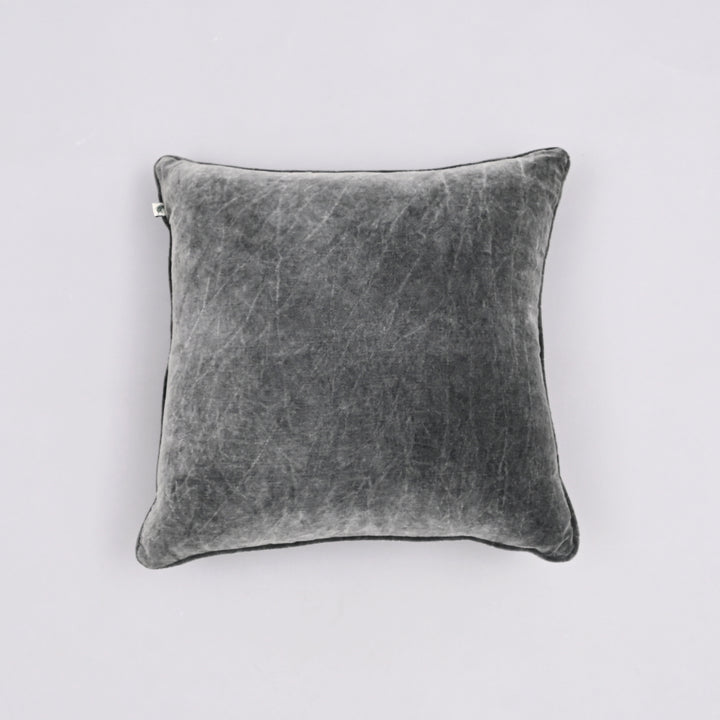 Velvet Verve Cushion Cover | Artisan 18x18 Plush Piped Luxury