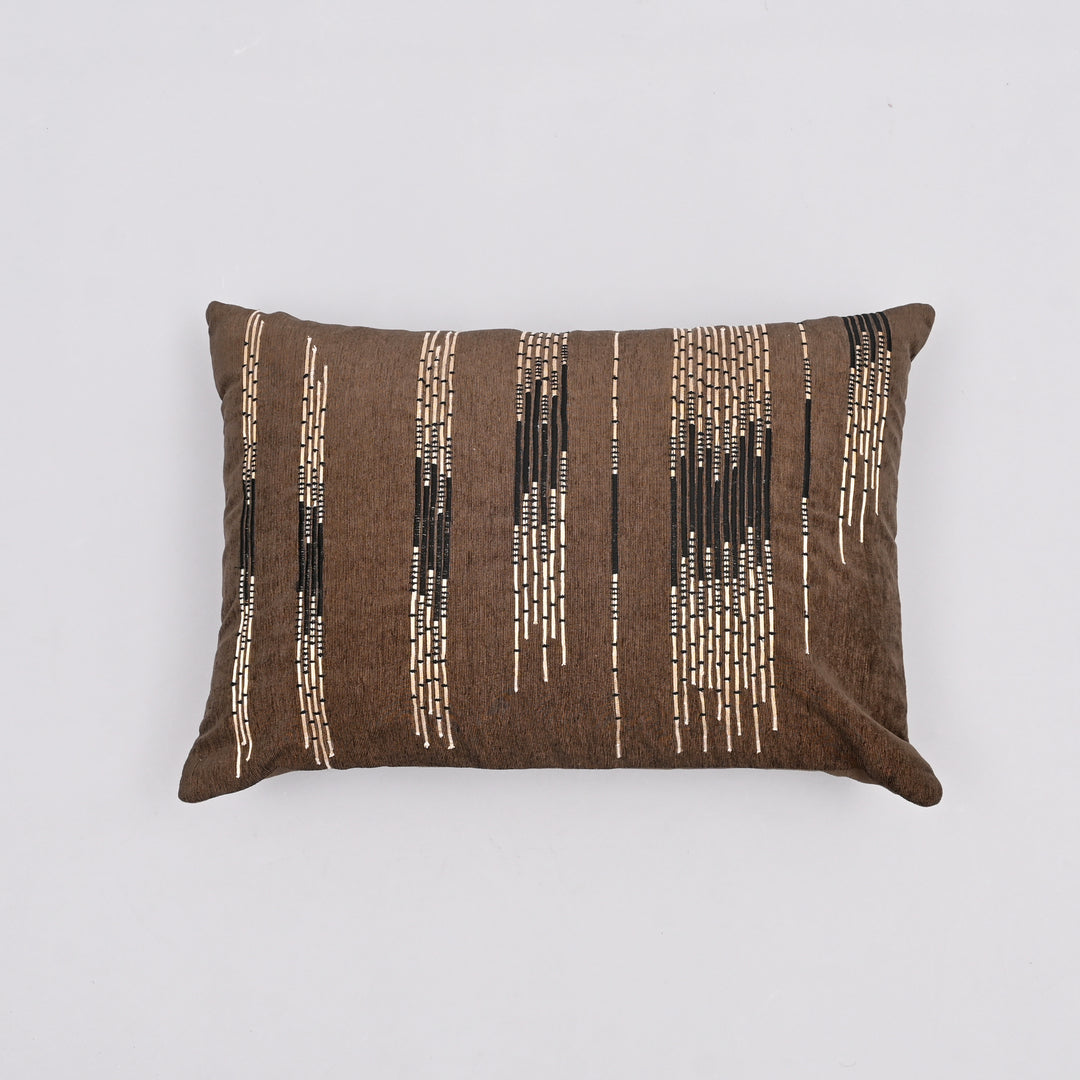 Golden Glow Midas Lumbar Pillow Cover | Handmade 14x20 Regal Comfort