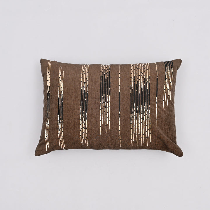 Golden Glow Midas Lumbar Pillow Cover | Handmade 14x20 Regal Comfort