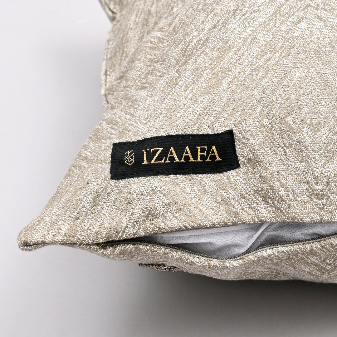 Moody Allure Sombre Sky Pillow Cover | Hand-Beaded 16x26 Lumbar Charm