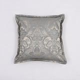 Aristocrat Silk Pillow Cover Handwoven in French Jacquard Elegance