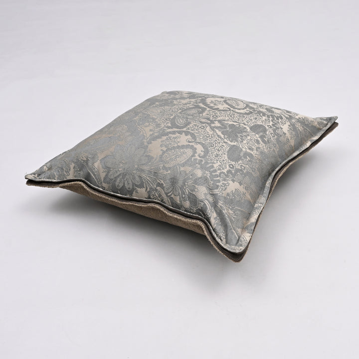 Noble Aristocrat Silk Pillow Cover | Handwoven 20x20 French Jacquard Elegance