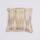 Sawtooth Splendor Eco-Silk Pillow Cover Handcrafted Bold Design