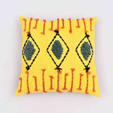 Hand-Tufted Cotton Diamond Cushion Cover