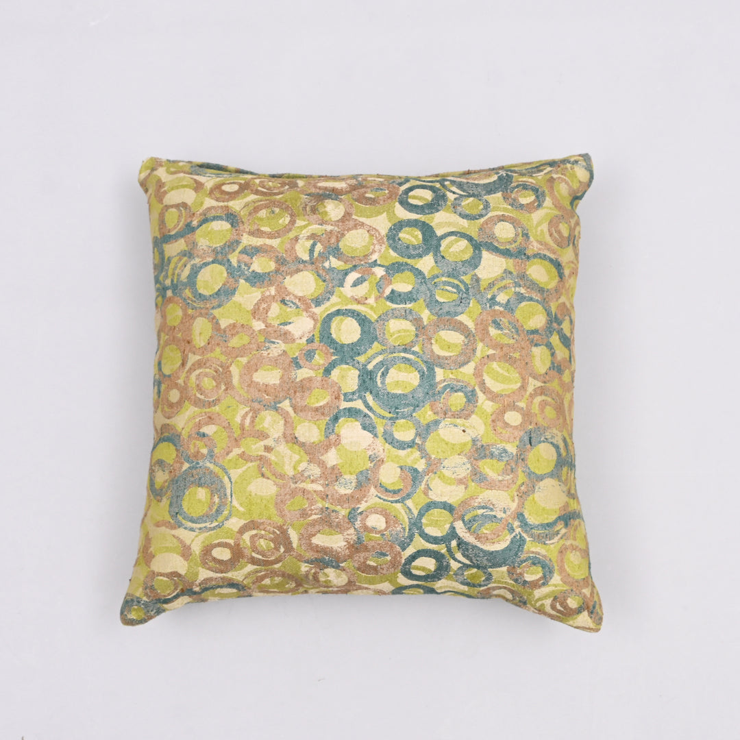 Dewdrop Dream Pillow Cover | Handcrafted 18x18 Eco-Silk Ripple Luxury