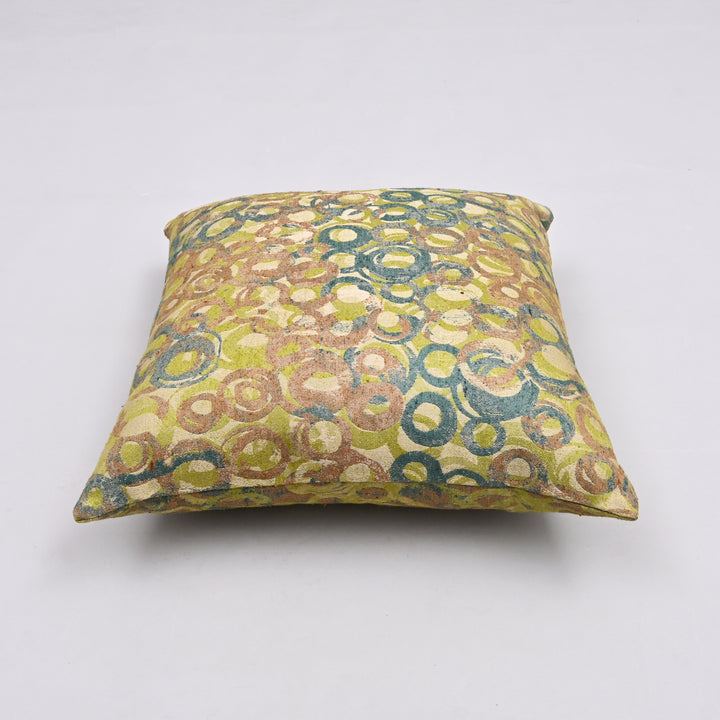 Dewdrop Dream Pillow Cover | Handcrafted 18x18 Eco-Silk Ripple Luxury