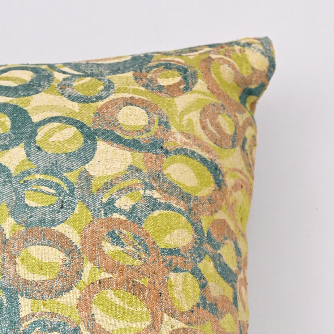 Dewdrop Dream Pillow Cover | Handcrafted 18x18 Eco-Silk Ripple Luxury