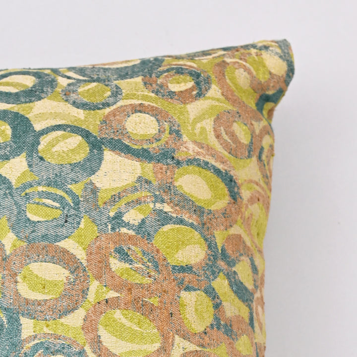 Dewdrop Dream Pillow Cover | Handcrafted 18x18 Eco-Silk Ripple Luxury