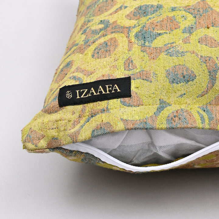 Dewdrop Dream Pillow Cover | Handcrafted 18x18 Eco-Silk Ripple Luxury