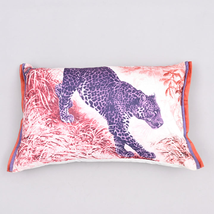 Prowling Pride Cotton Pillow Cover | Handmade 14x22 Safari Wild Charm