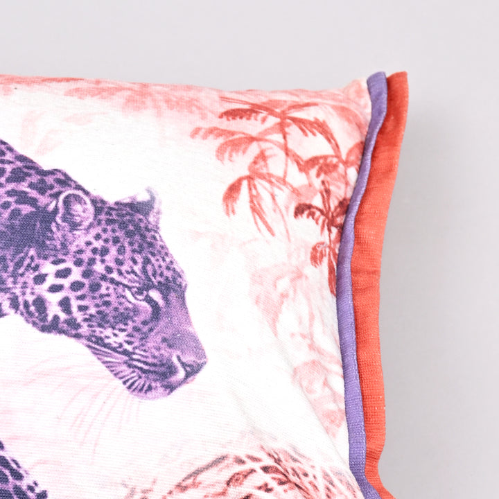 Prowling Pride Cotton Pillow Cover | Handmade 14x22 Safari Wild Charm