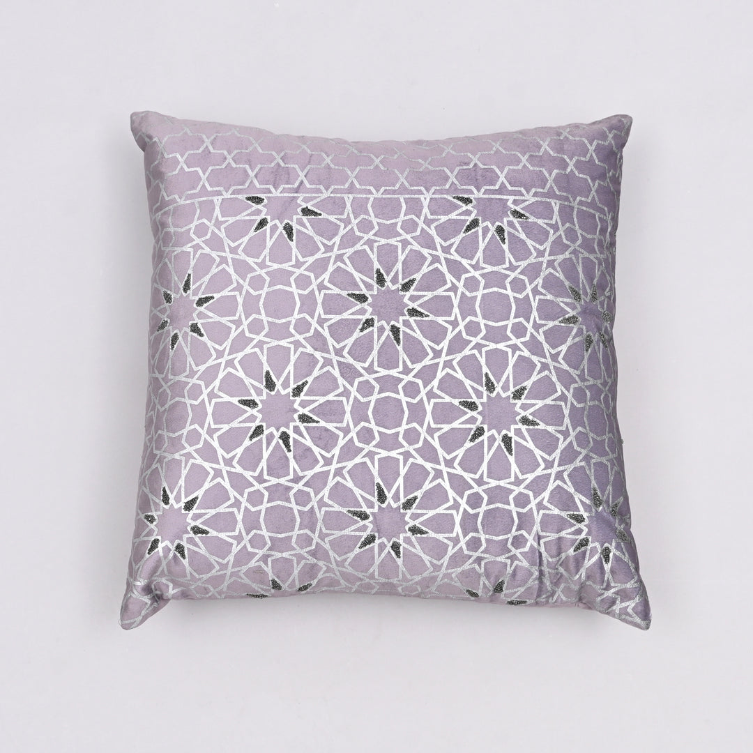 Mughal Majesty Mumtaz Pillow Cover | Handwoven 19x19 Architectural Gem