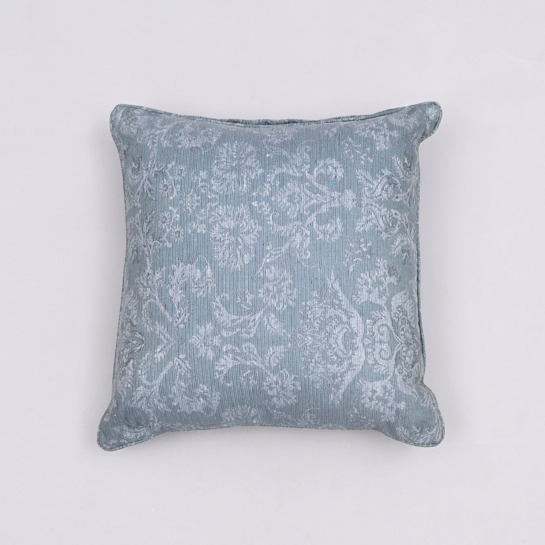 Damask Delight Pillow Cover | Handwoven 18x18 Eco-Silk Regal Pattern