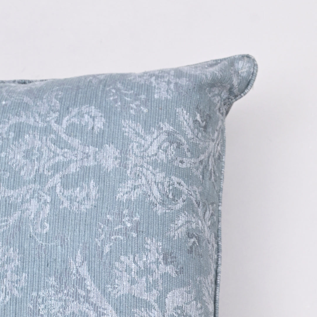 Damask Delight Pillow Cover | Handwoven 18x18 Eco-Silk Regal Pattern