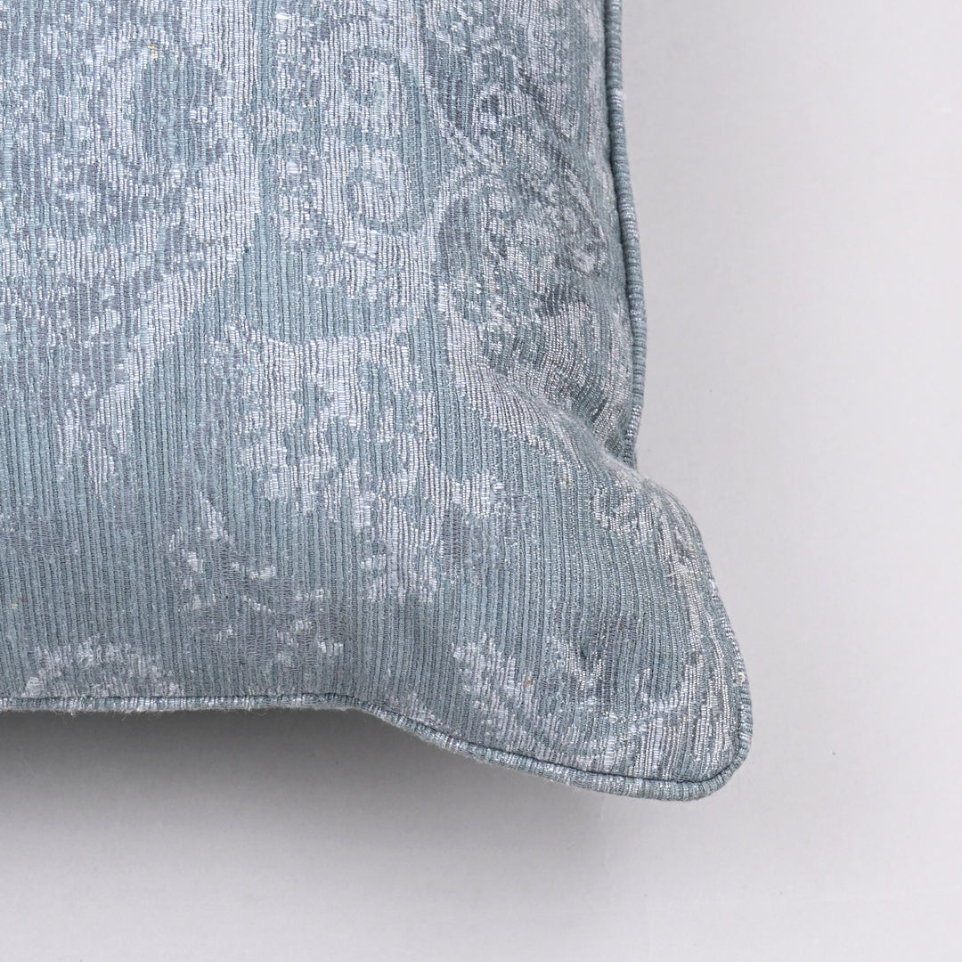Damask Delight Pillow Cover | Handwoven 18x18 Eco-Silk Regal Pattern