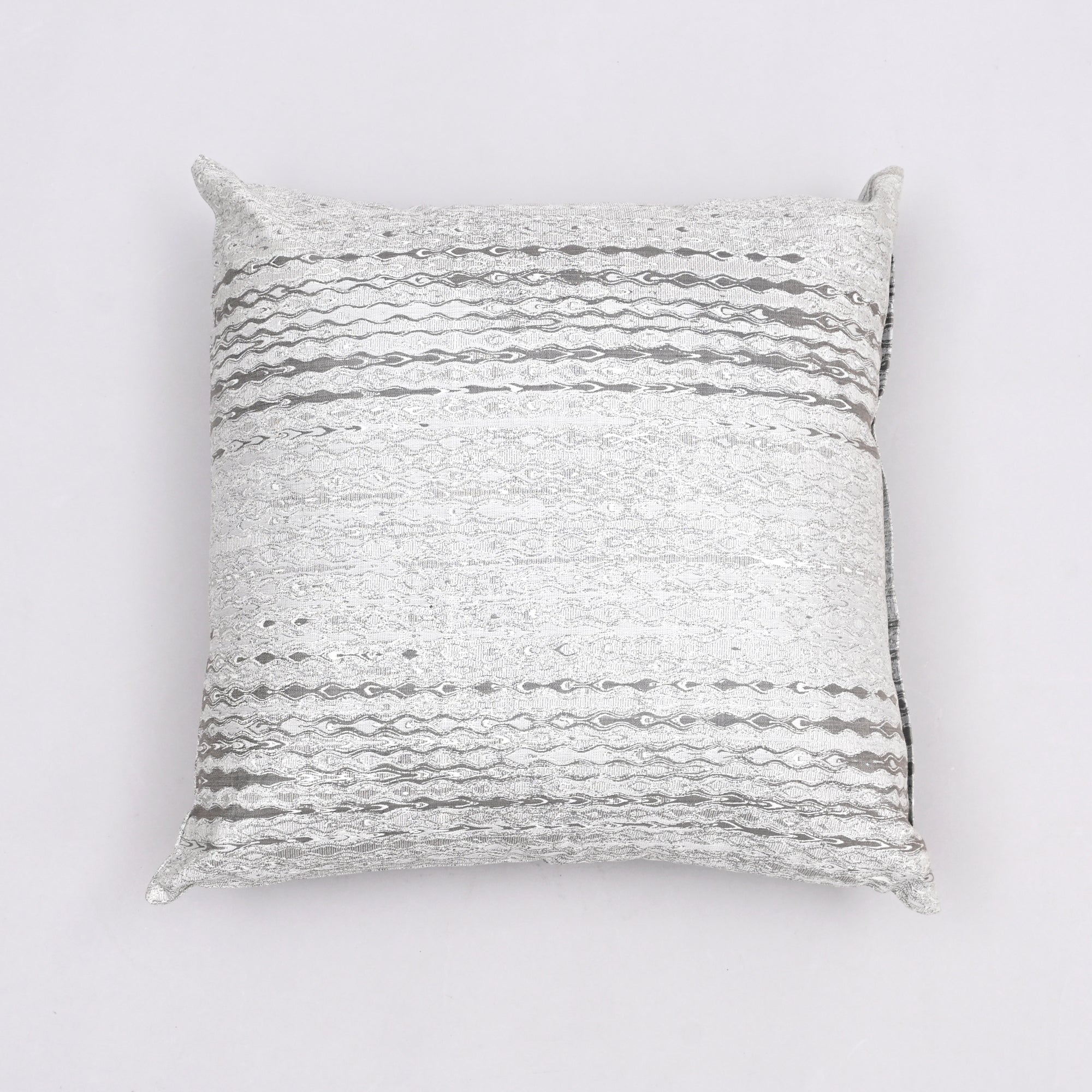 Wanderlust Woven Pillow Cover | Handcrafted 18x18 Eco-Silk Adventure