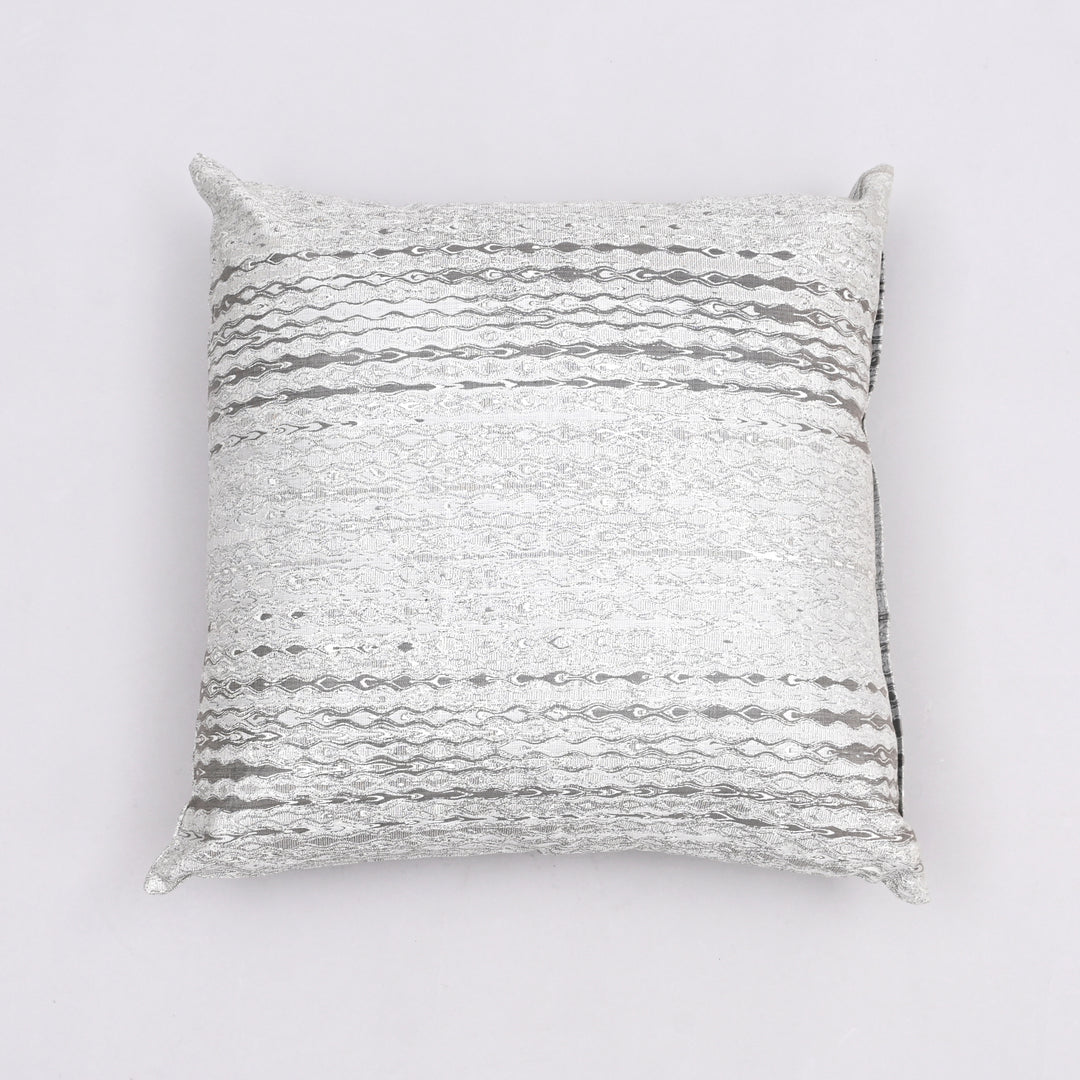Wanderlust Woven Pillow Cover | Handcrafted 18x18 Eco-Silk Adventure