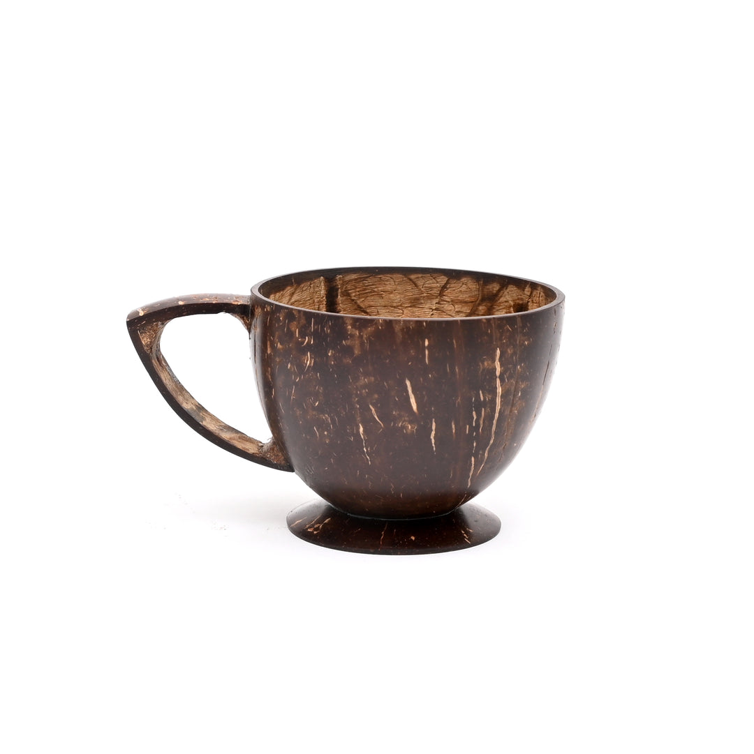 Handcrafted Coconut Shell Mug Set