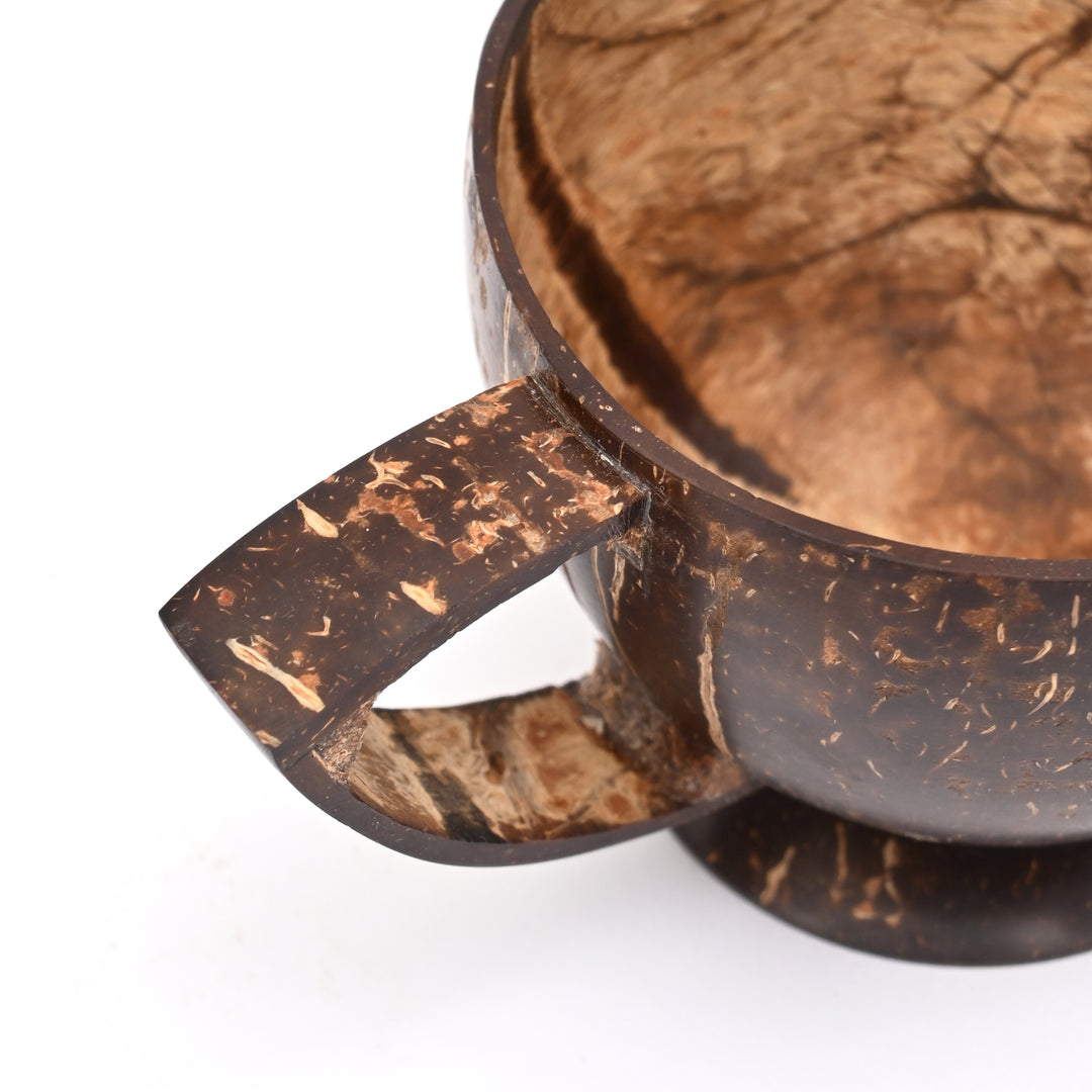 Handcrafted Coconut Shell Mug Set
