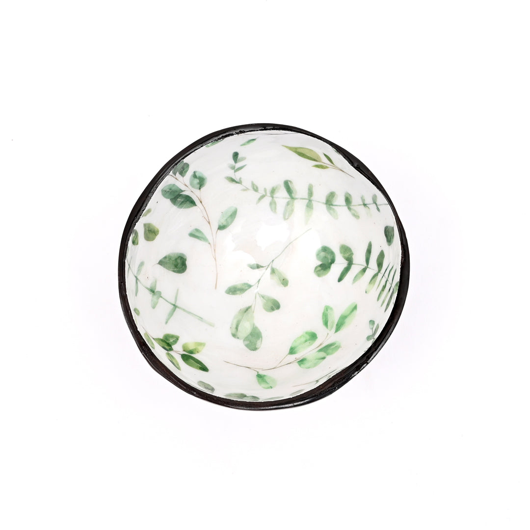 Artisan Hand-Painted Coconut Bowls