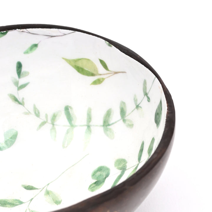 Artisan Hand-Painted Coconut Bowls