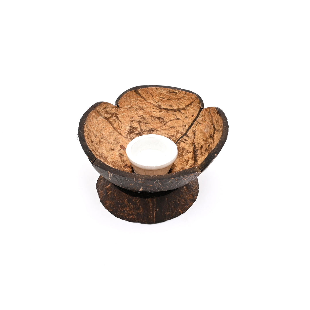 Coconut Shell Dhoop & Incense Stand