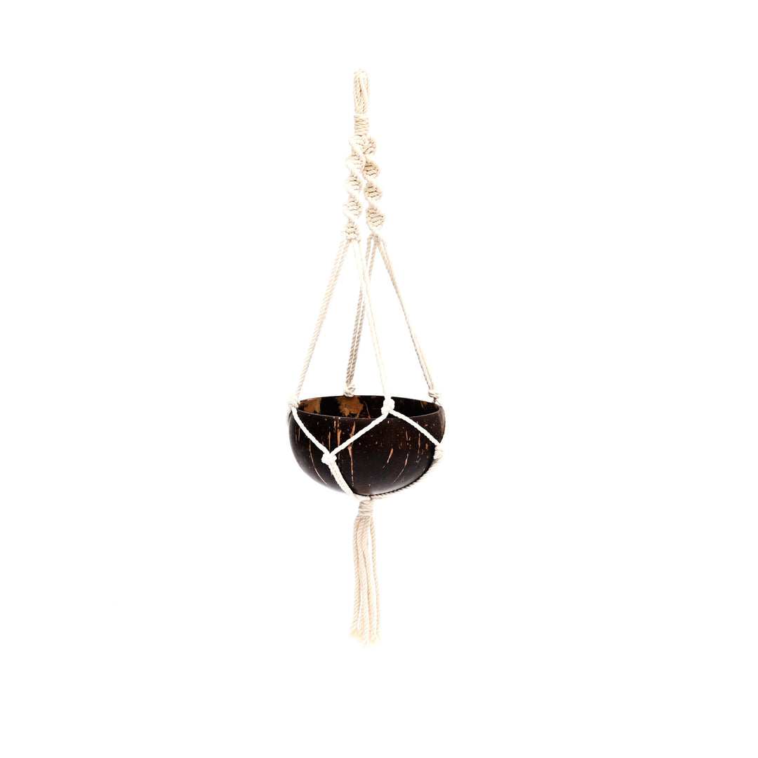 Coconut Shell Hanging Planter