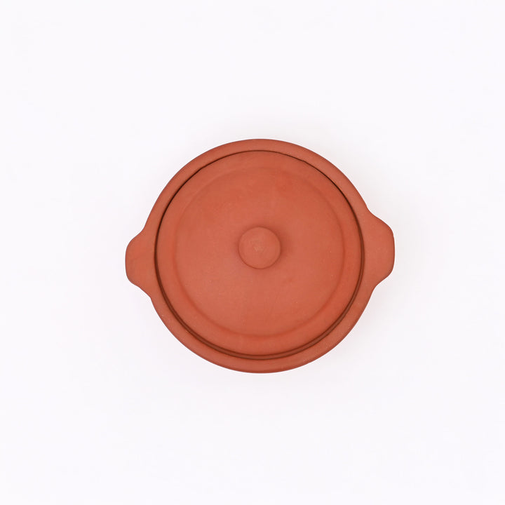 Handmade Terracotta Serving Pot with Lid