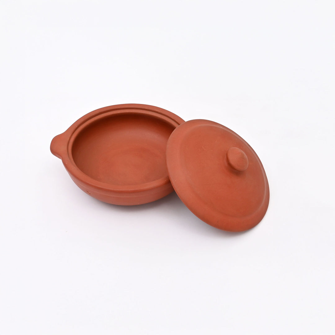 Handmade Terracotta Serving Pot with Lid