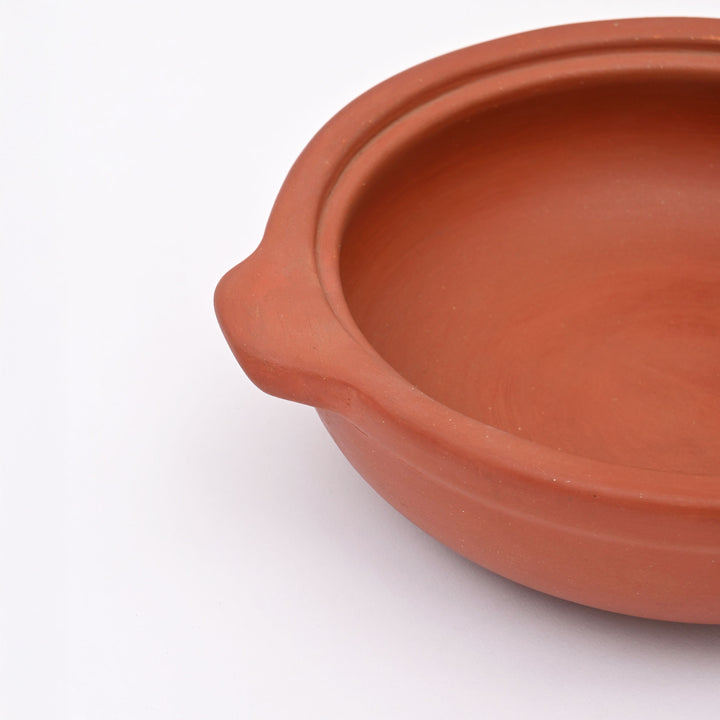 Handmade Terracotta Serving Pot with Lid