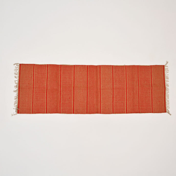 Handcrafted Natural Jute and Cotton Rug