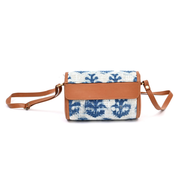 Handcrafted Ikat Fiber Sling Clutch