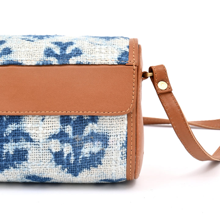 Handcrafted Ikat Fiber Sling Clutch