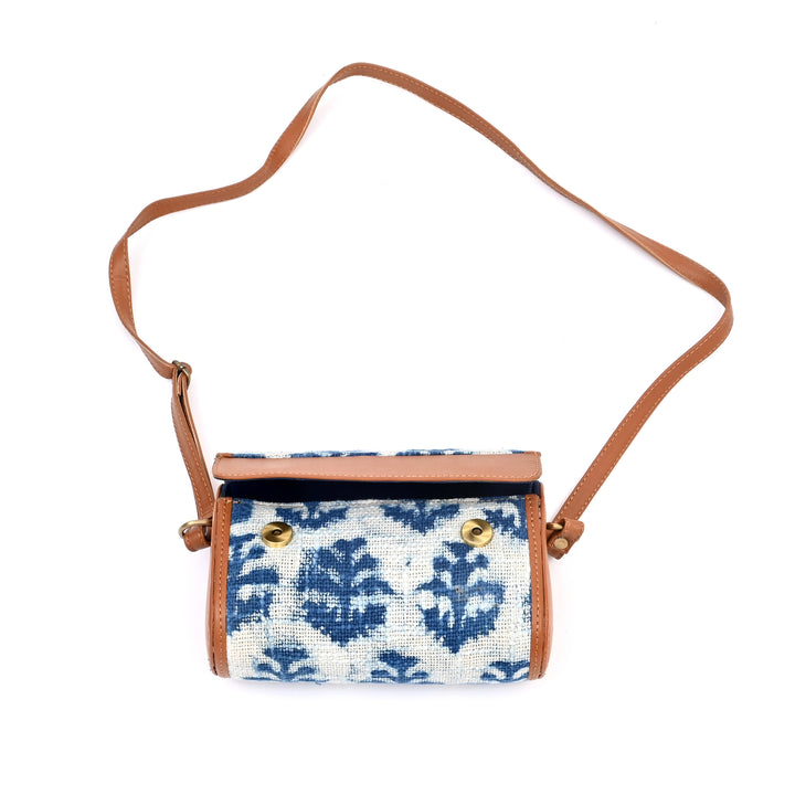 Handcrafted Ikat Fiber Sling Clutch