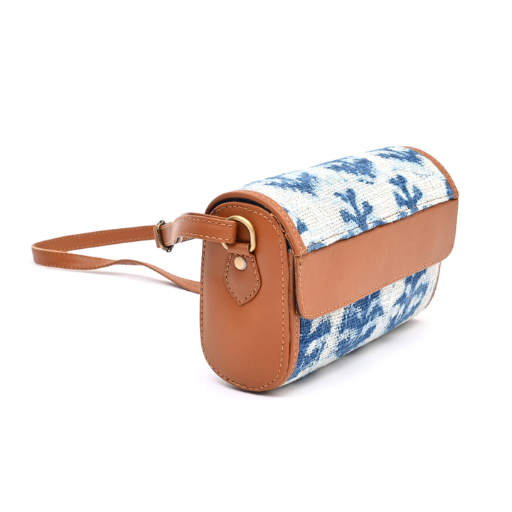 Handcrafted Ikat Fiber Sling Clutch