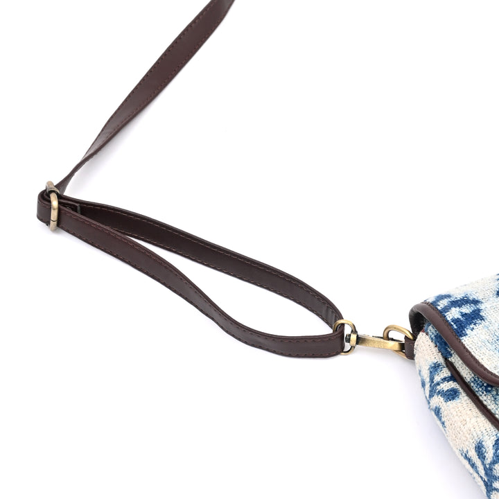 Handwoven Block-Printed Sling Bag
