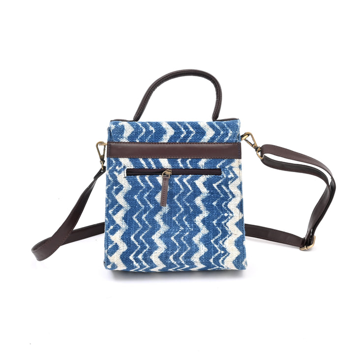 Handcrafted Ikat Long-Flap Sling Bag