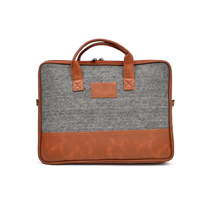 Grey Jute Professional Tote