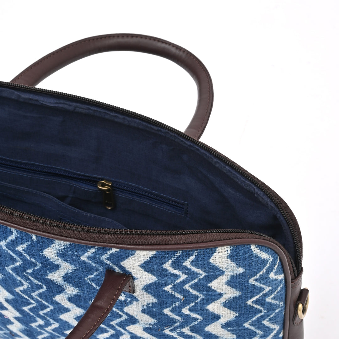Handcrafted Floral Laptop Bag Set