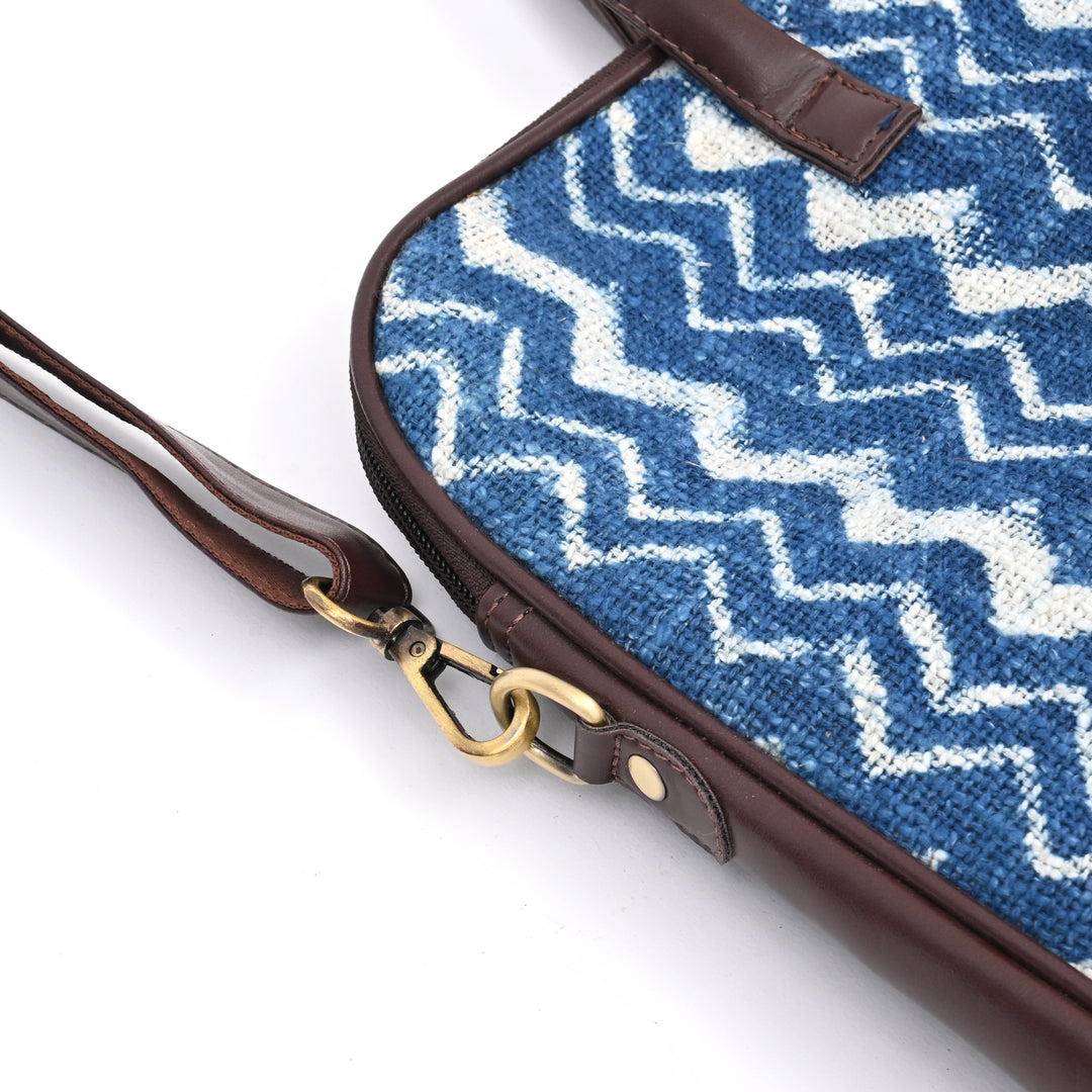 Handcrafted Floral Laptop Bag Set