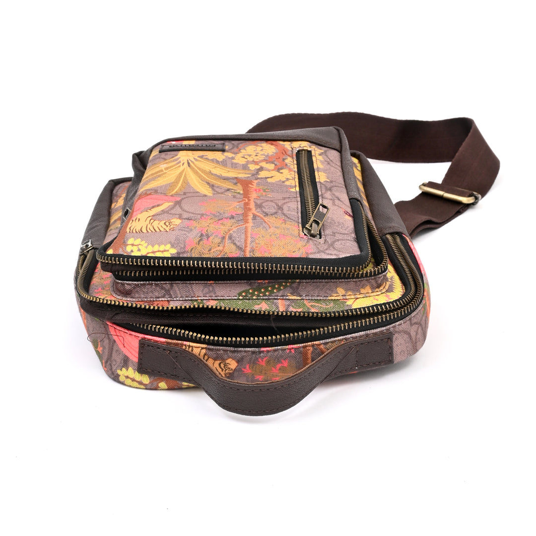 Tiger & Jungle Print Mini Backpack