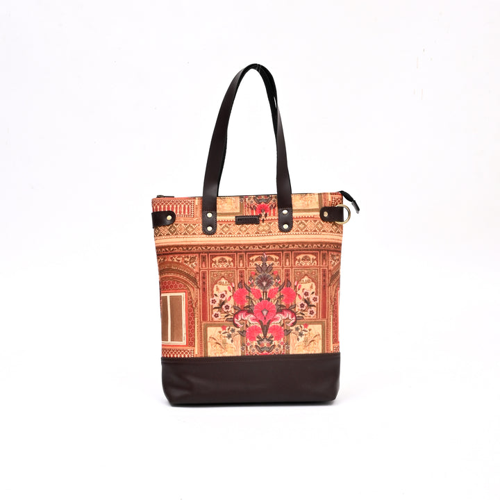 Printed Ethnic Fusion Tote Bag