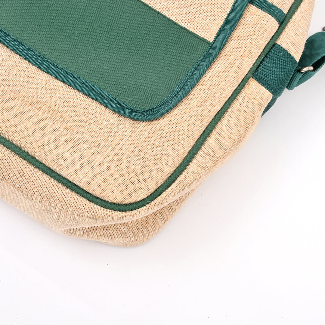 Beige Jute Cotton Tote – Professional Office Bag